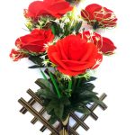 simonart and printing wall hanging flower vase
