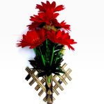 simonart and printing wall hanging flower vase