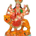 indian artisan hand making durga maa idol 1 ft