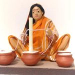 indian handicrafts clay doll home decor crafts sweet maker