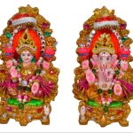 diwali laxmi ganesh decoration idols 14 cm