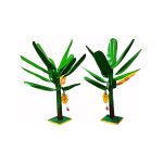 Artificial Banana Tree for Pooja - Metal Banana Trees for Decoration (12 Inches) handicrafts tree