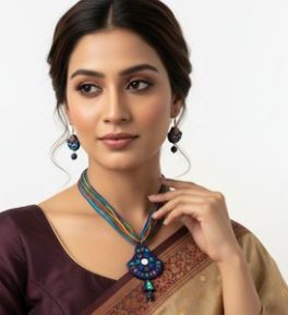 Terracotta Traditional Terracotta Jewellery Set for Party - Women. Girls and Children