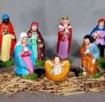 Nativity Set for Home and Office Decoration 8inches; Baby Jesus-(4.5 x 3 inches), Xmas Crib Nativity Set