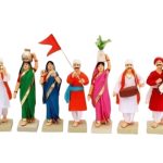 Handmade Clay Terracotta | VARKARI Set of 7 | Devotional Miniature Idols