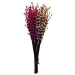 Dry Flower Stick Bunch, 50 cm, 10 Pcs Pack - Artificial Flowers for Vase Long, Elegant Dry Flowers for Home Decoration, Diwali, Navratri, Gifting, Valentine, Bouquet